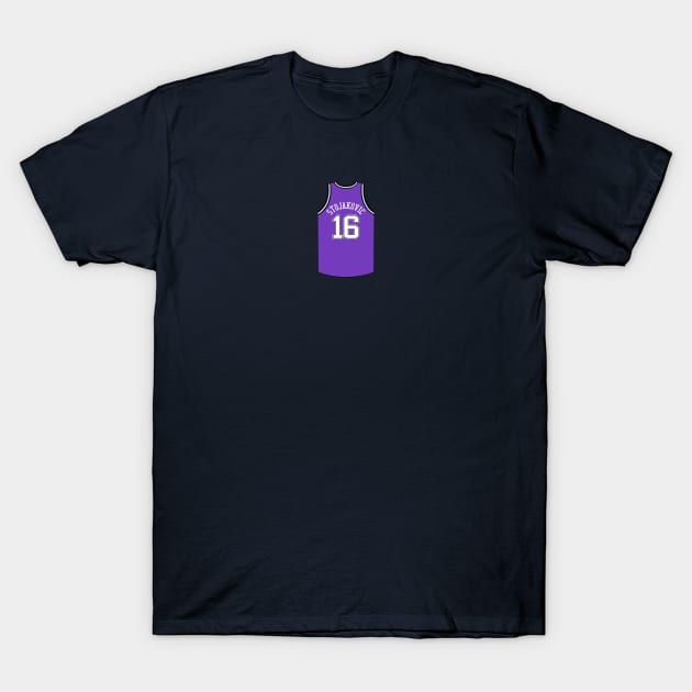 Predrag Stojakovic Sacramento Jersey Qiangy T-Shirt by qiangdade